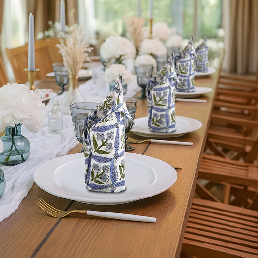 Light Steel Blue Plain Napkins