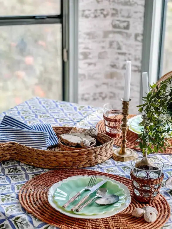 Square Cotton Tablecloths - FabricSG