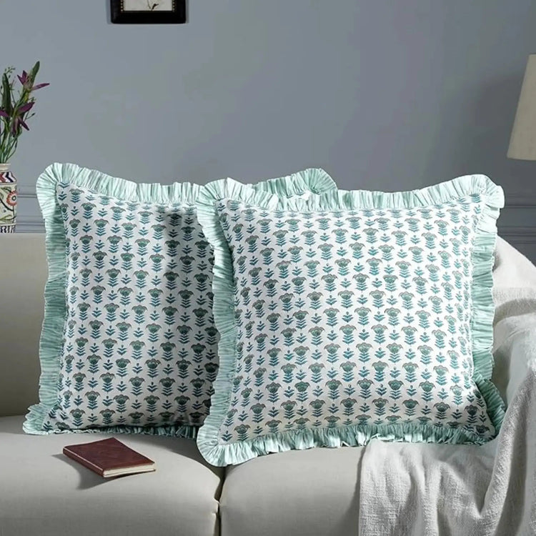 Ruffle Edge Pillow Covers - FabricSG