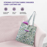 Columbia Blue Tote Bags