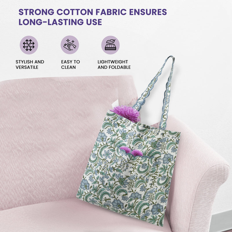 Columbia Blue Tote Bags
