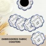 Powder and Pigeon Blue Coasters