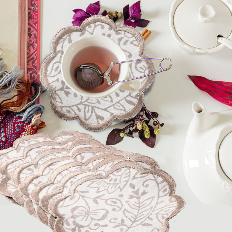Taupe Jaal Coasters