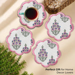 Ruddy Blue Pink and Green Coasters