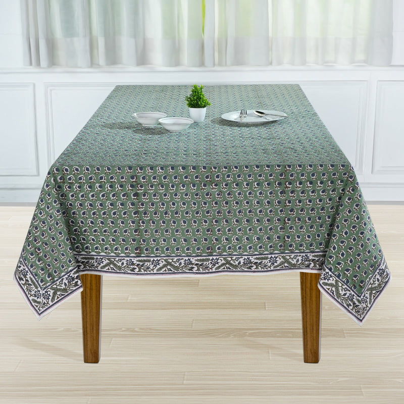 Basil Green Tablecloth