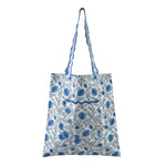 Queen Blue Tote Bags