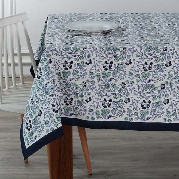 Denim and Baby Blue Tablecloth