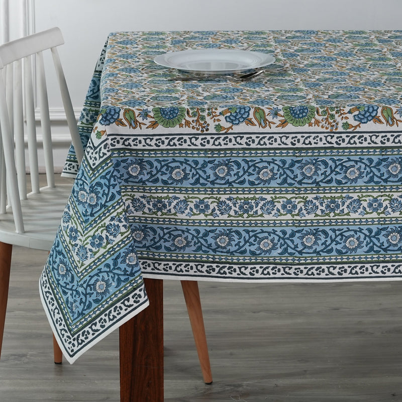 Asparagus Green Open Base Tablecloth