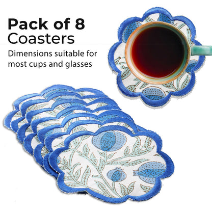 Queen Blue Coasters