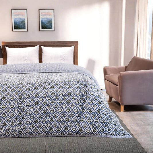 Light Steel Blue Quilt
