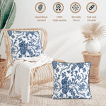 Incremental Blue Cushion Covers