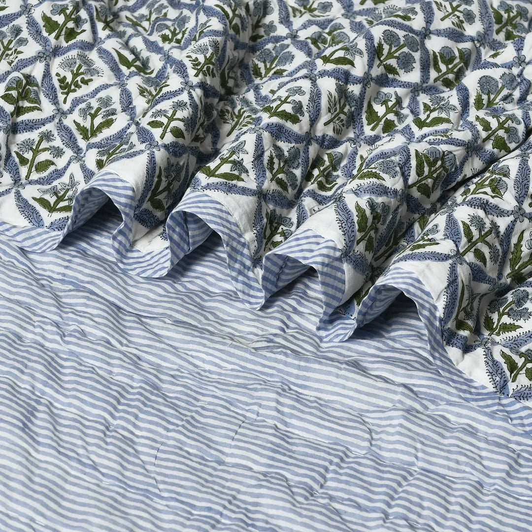 Light Steel Blue Quilt