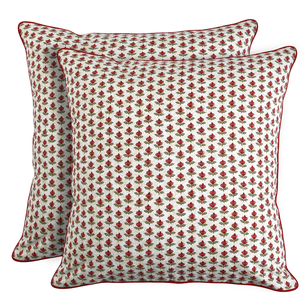 Mecca Orange Cushion Covers
