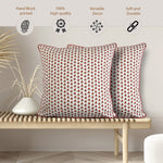 Mecca Orange Cushion Covers