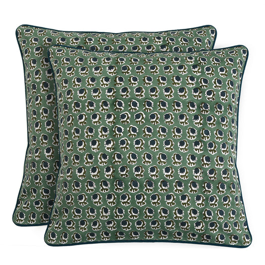 Basil Green Cushion Covers