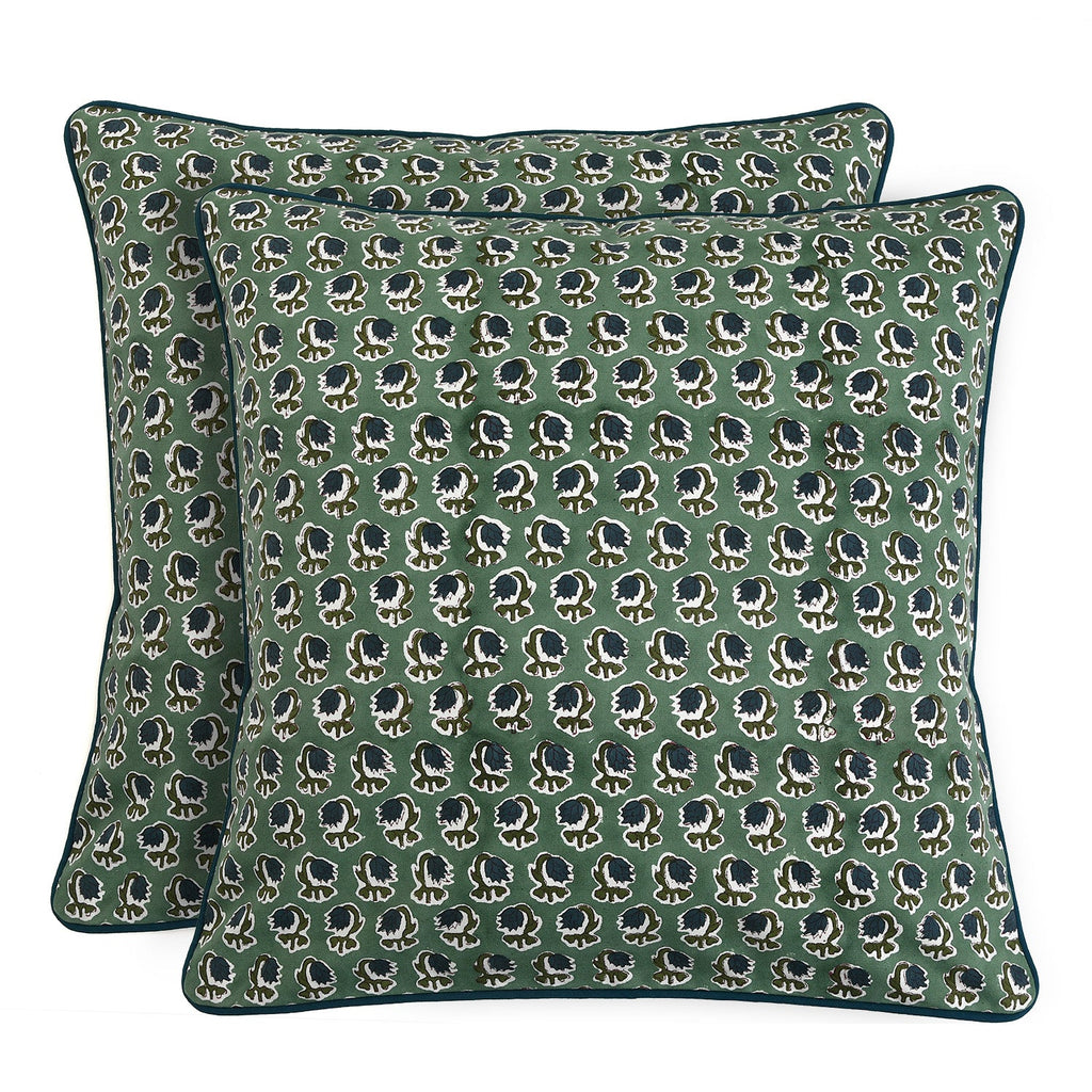 Basil Green Cushion Covers