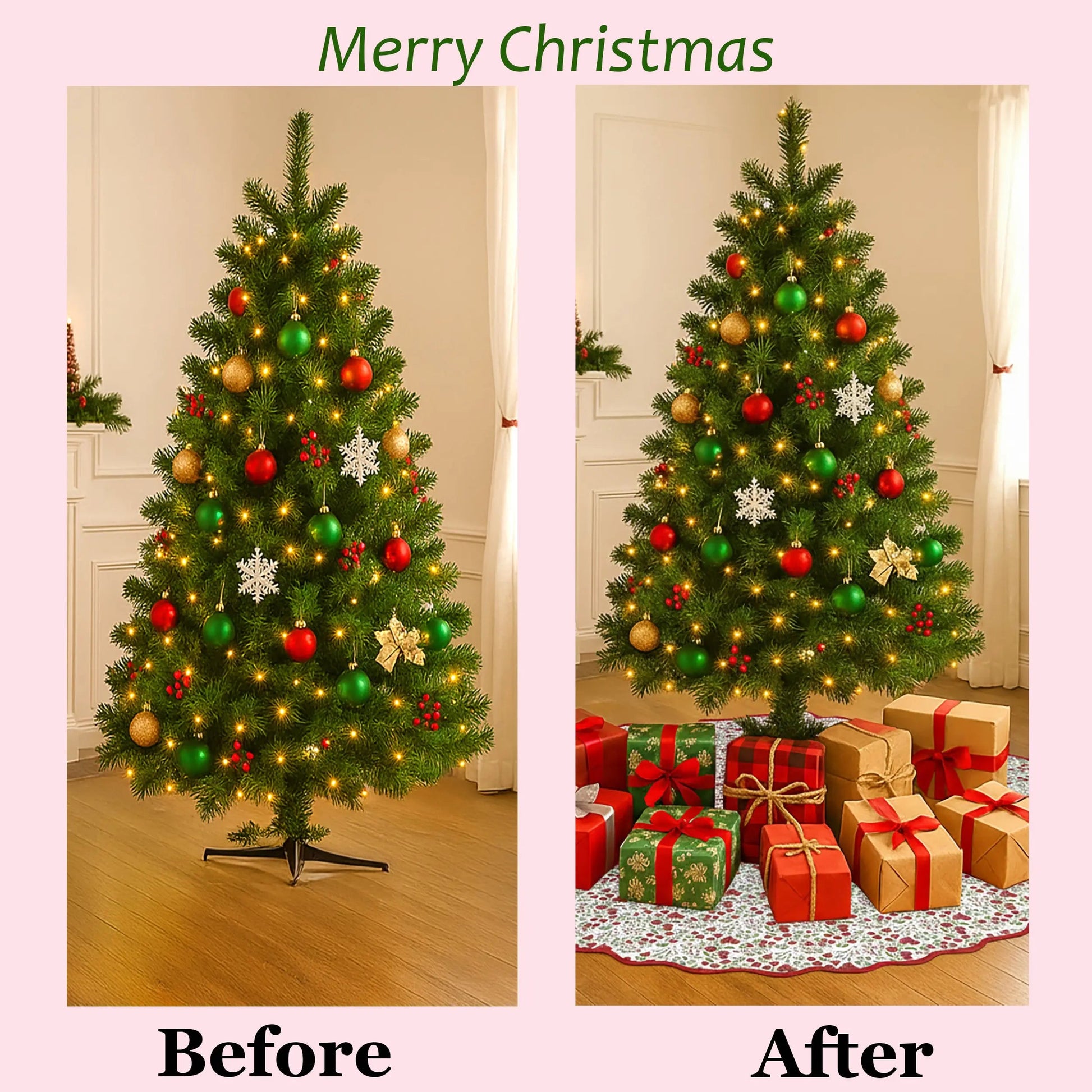 Garnet Red Tree Skirt