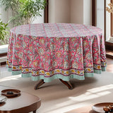 Candy Pink Round Tablecloth