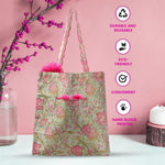 Pistachio Green Tote Bags