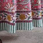 Candy Pink Round Tablecloth