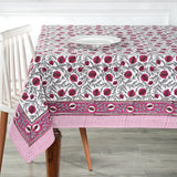 Sangria Red and Cerise Pink Pomegranate Design Tablecloth