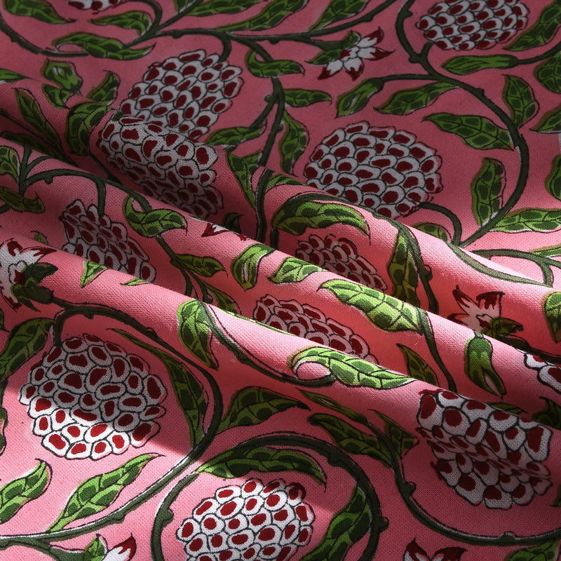 Strawberry Pink Round Tablecloth