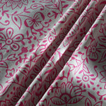 Rose Pink Jaal Cotton Tablecloth