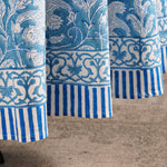 Turkish Blue Round Tablecloth