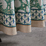 Old Moss Green Round Tablecloth