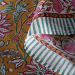 Biscotti Yellow Round Tablecloth