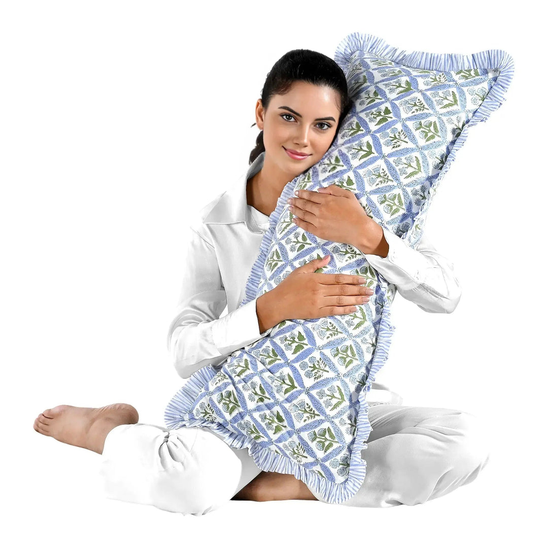 Light Steel Blue Sham Cover