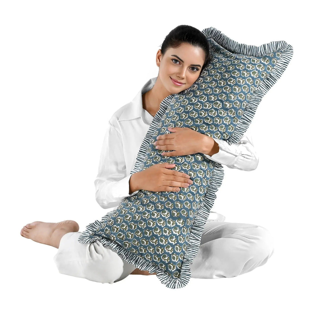 Peacock Blue Sham Cover