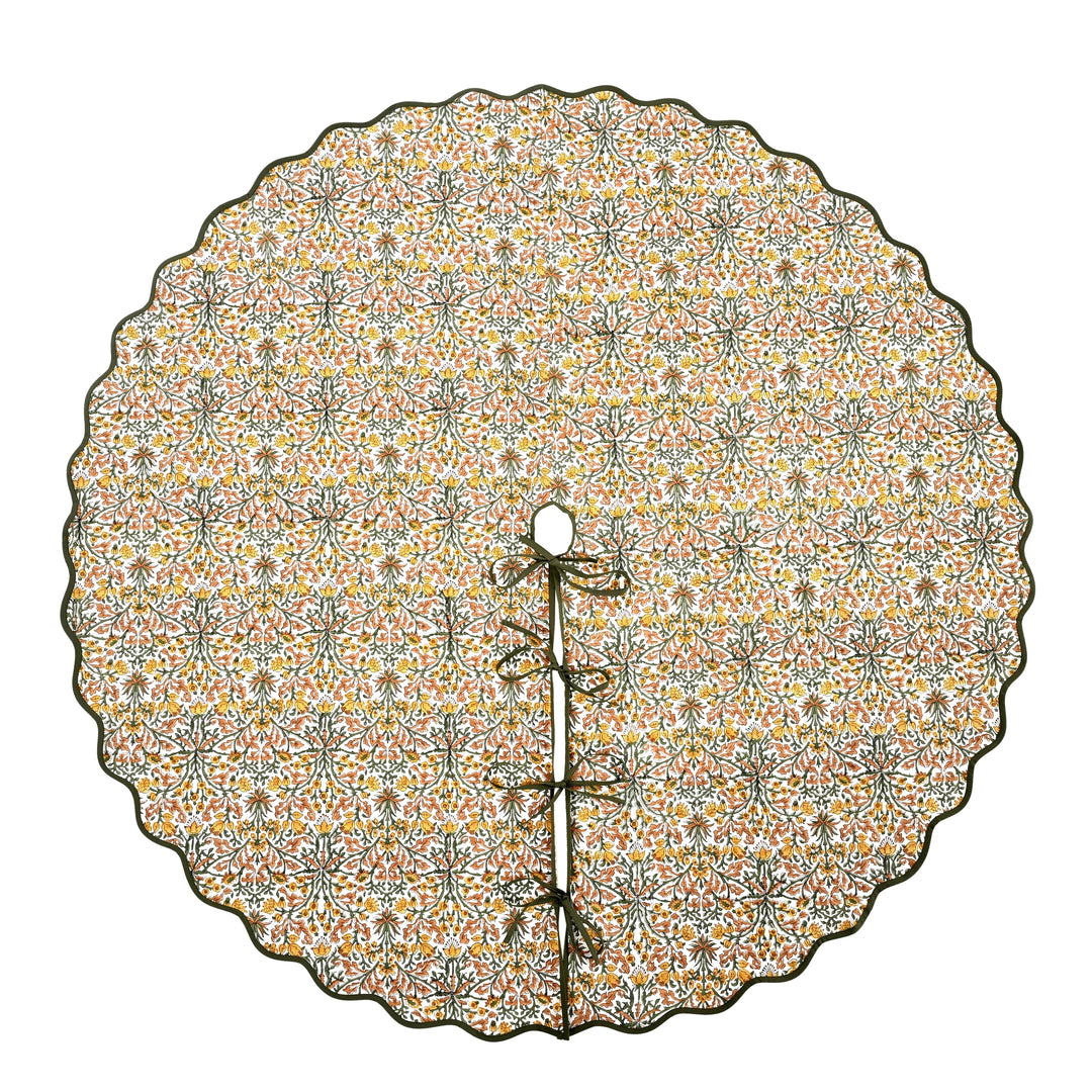Goldenrod Yellow Tree Skirt