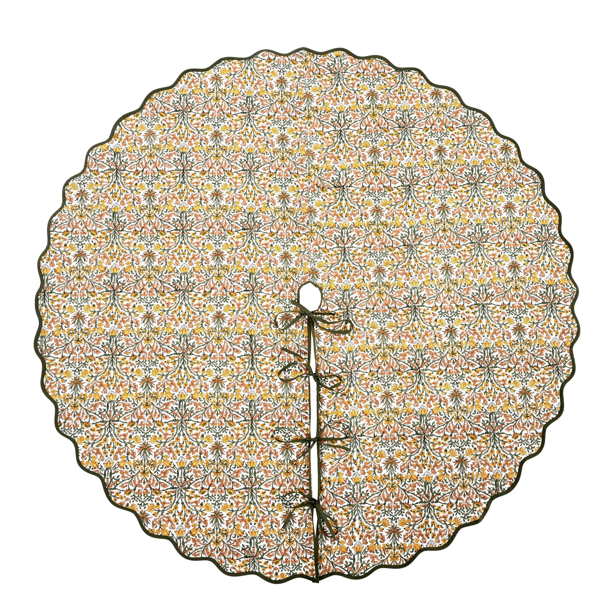 Goldenrod Yellow Tree Skirt