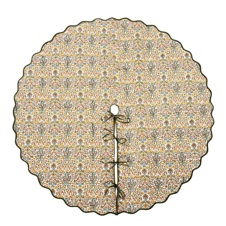 Goldenrod Yellow Tree Skirt