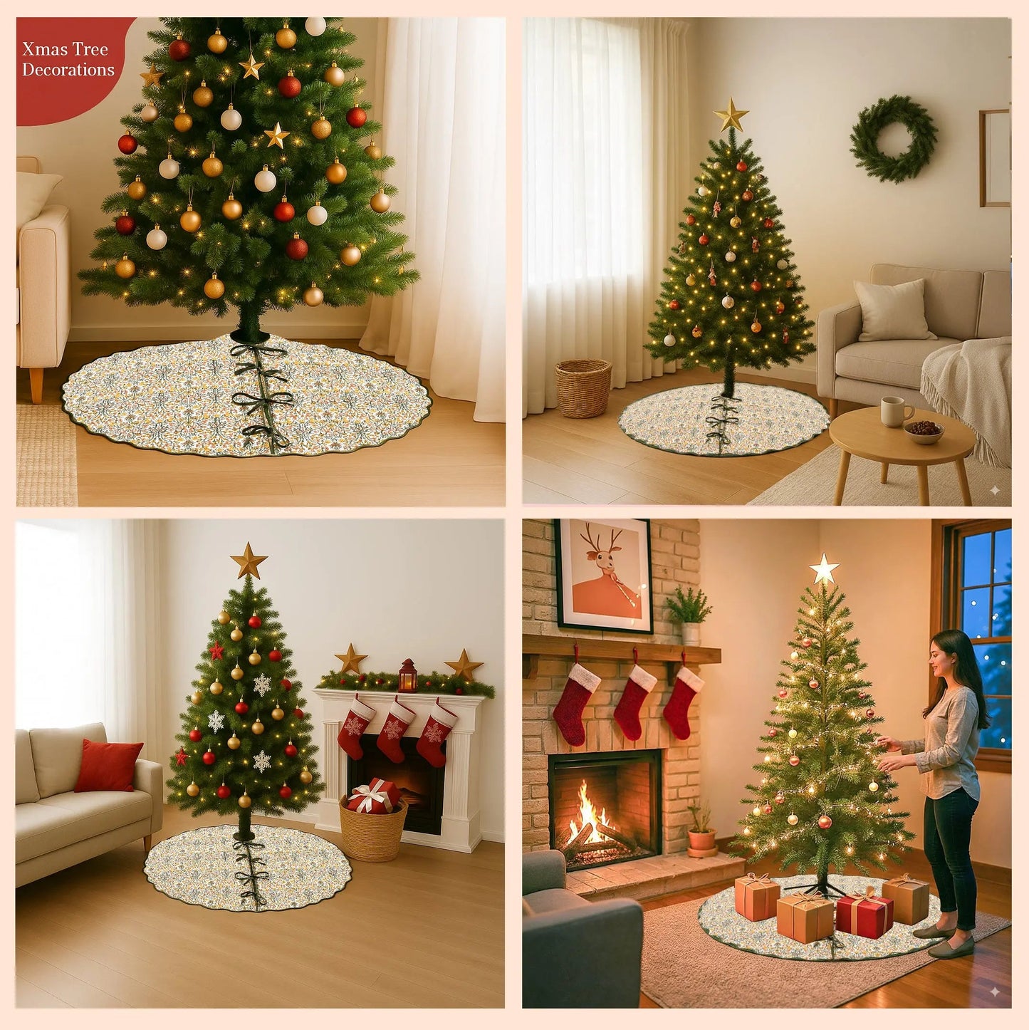 Goldenrod Yellow Tree Skirt