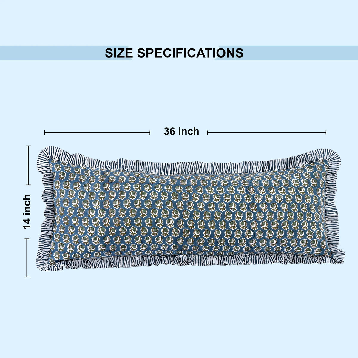Peacock Blue Sham Cover