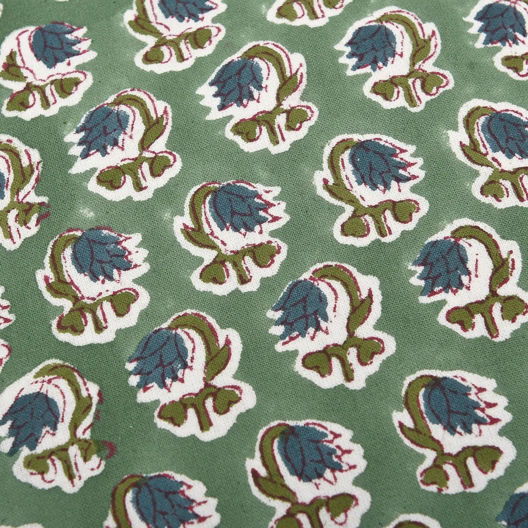 Basil Green Sham Cover