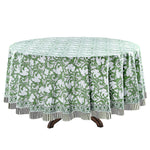 Sage Green Round Tablecloth
