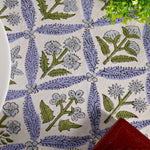 Light Steel Blue Round Tablecloth