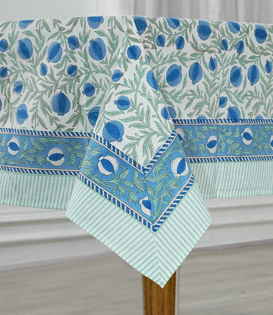 Queen Blue Tablecloth