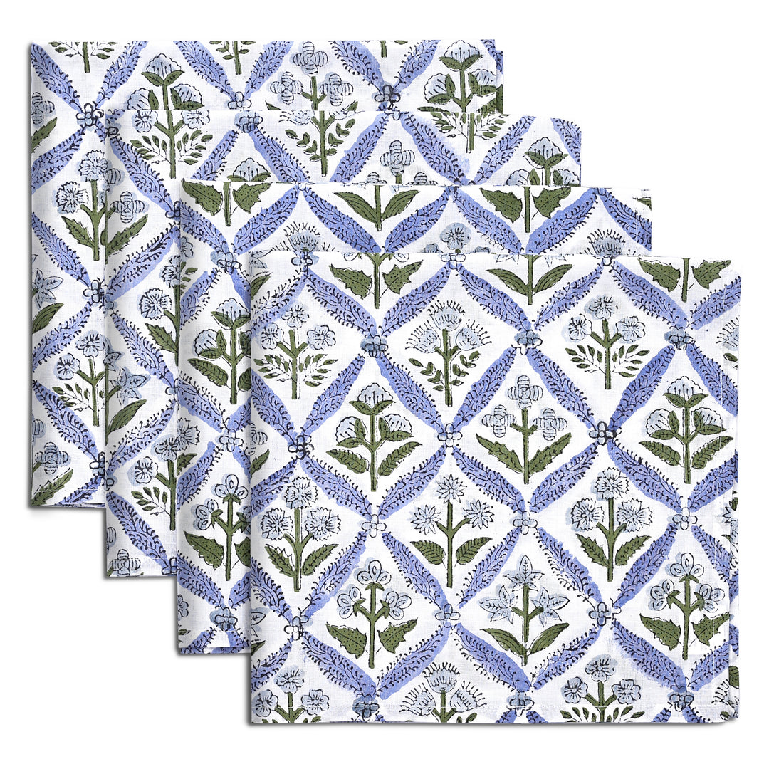 Light Steel Blue Plain Napkins