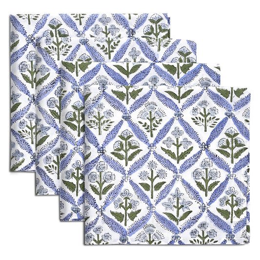 Light Steel Blue Plain Napkins
