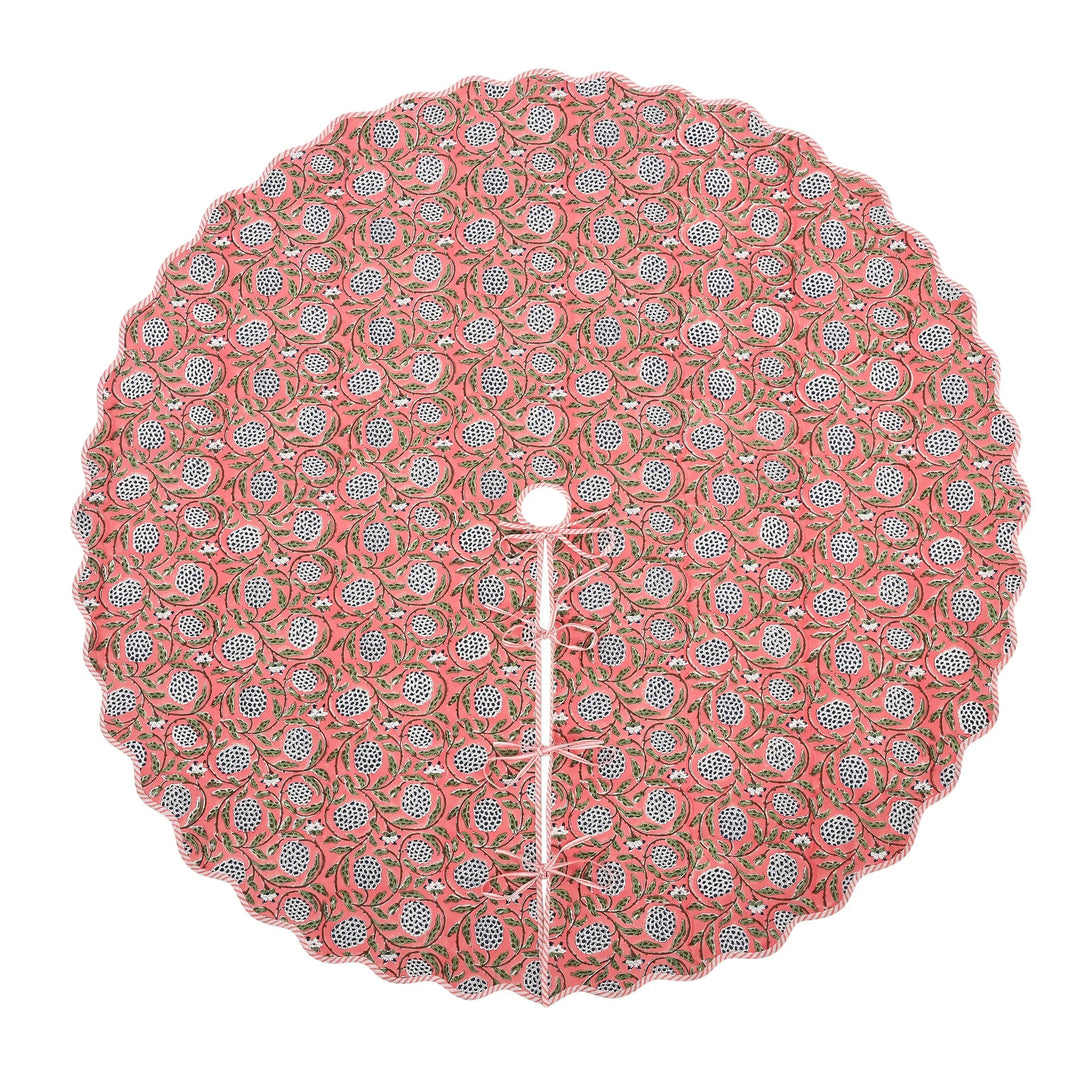 Dark Salmon Tree Skirt