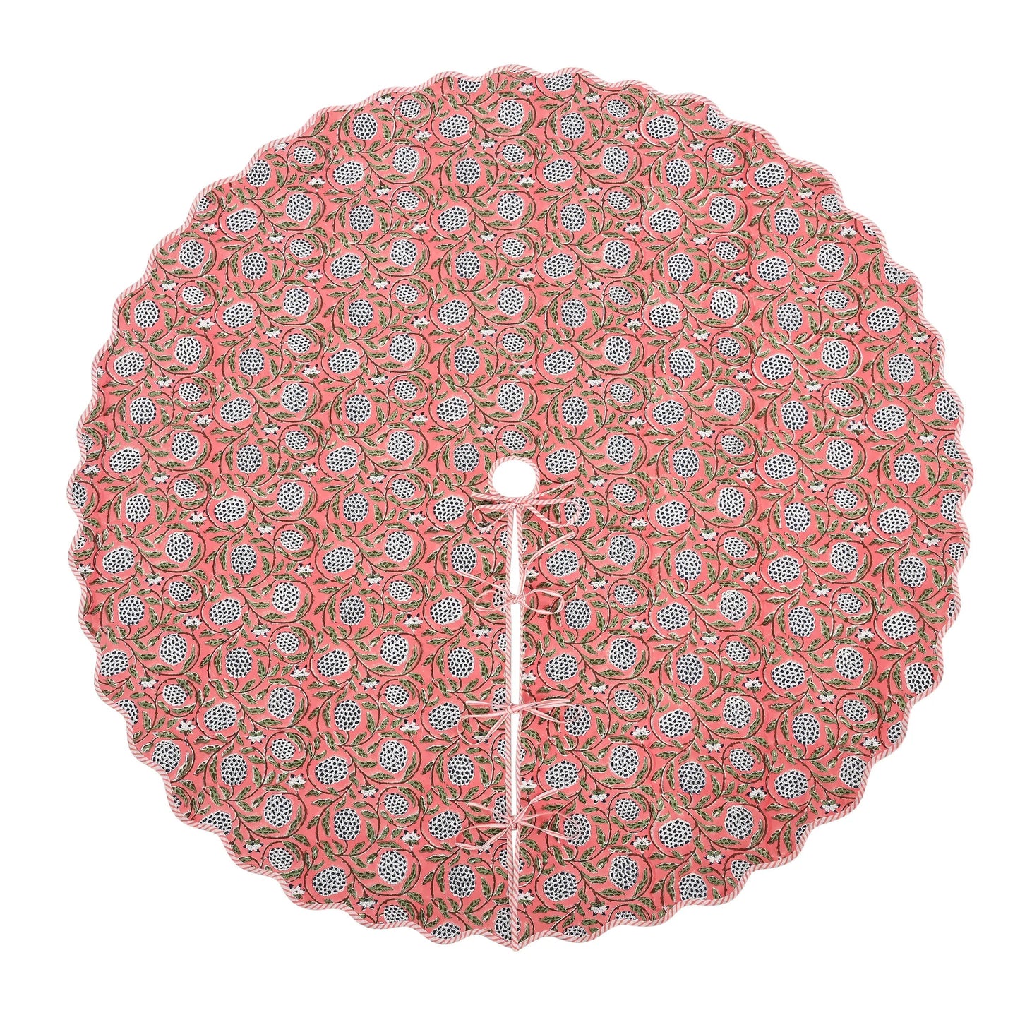 Dark Salmon Tree Skirt