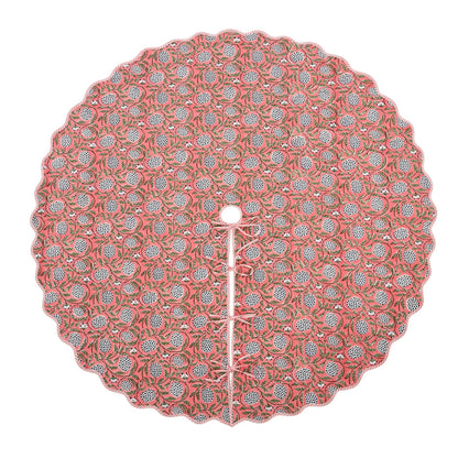 Dark Salmon Tree Skirt