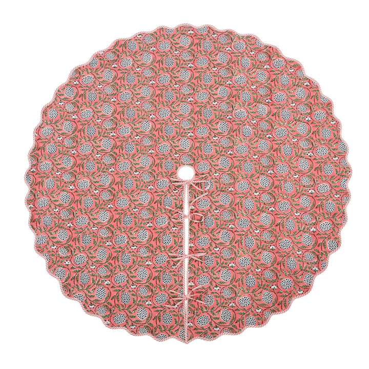Dark Salmon Tree Skirt