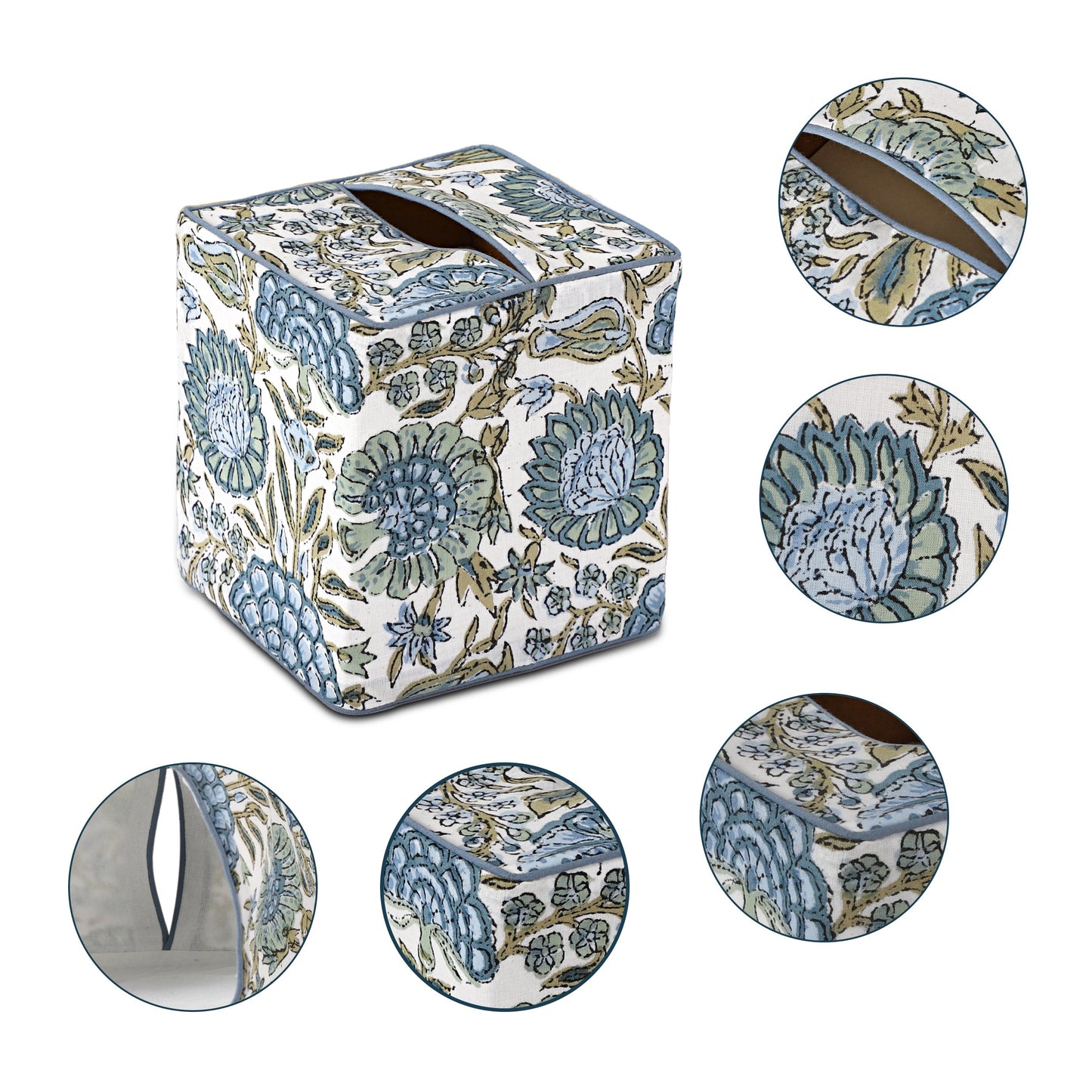 Asparagus Green Tissue Box Cover