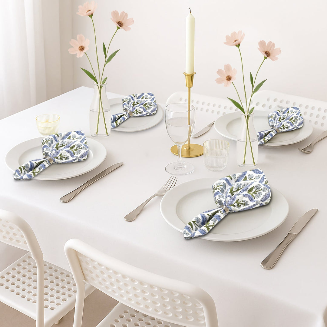 Light Steel Blue Plain Napkins