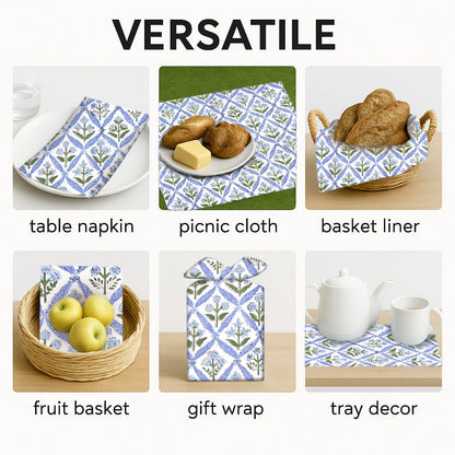 Light Steel Blue Plain Napkins